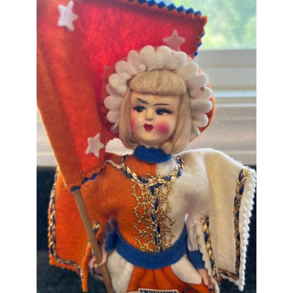 Vtg 1965 Siena Contrada Del Leocorno Doll Made In Italy Eros Florence 8 1/2" - Picture 3 of 9